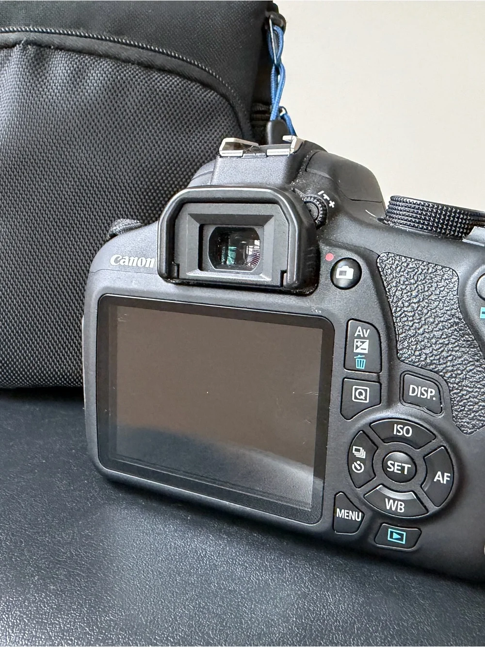 Canon DSLR Camera Black with LCD Screen